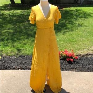 LULUS WRAP MAXI DRESS